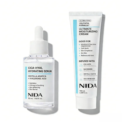 NIDA Deep Moisturizing Repair Cream Natural Plant Extract Activate Skin Absorbable Daily Care Long Last Nourish Skin Repair