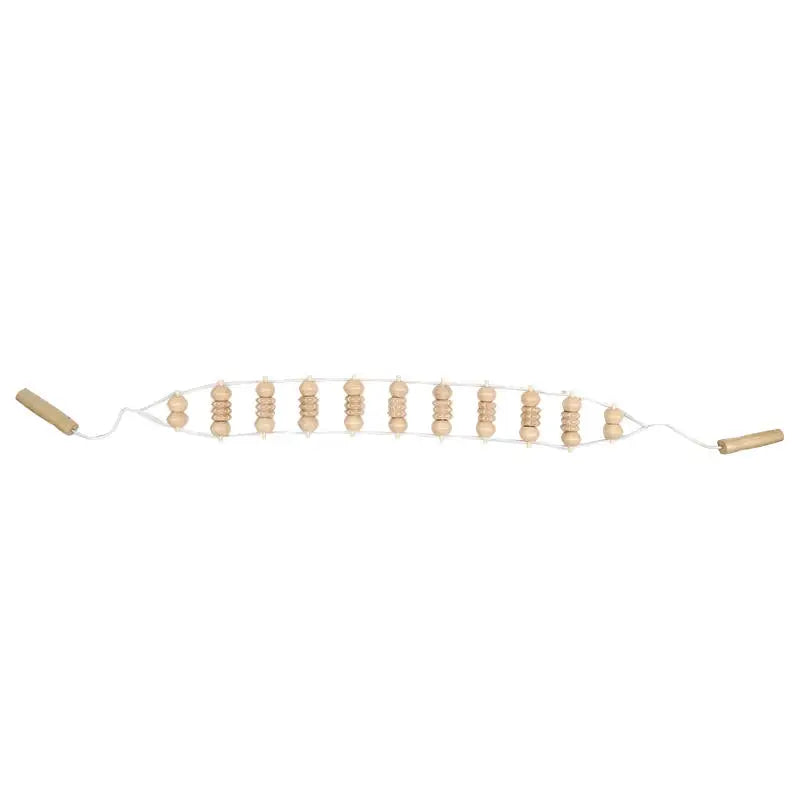 1/2pcs  Wooden Therapy Massage Tool Back Massager Roller Rope for Body Shaping Pain Relief Treatment