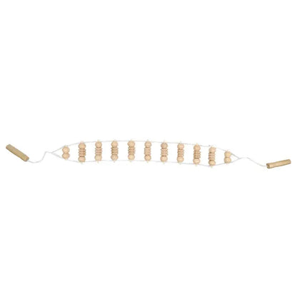 1/2pcs  Wooden Therapy Massage Tool Back Massager Roller Rope for Body Shaping Pain Relief Treatment