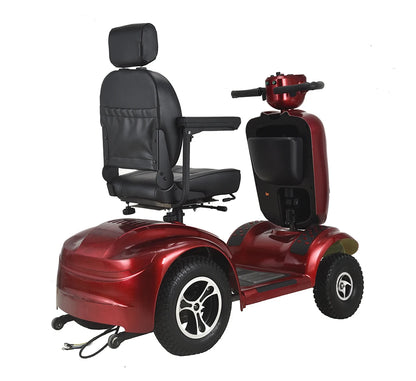 Travel 4 Wheels Elderly Electric Scooter Disabled Handicapped Folding Mobility Scooter For Seniors