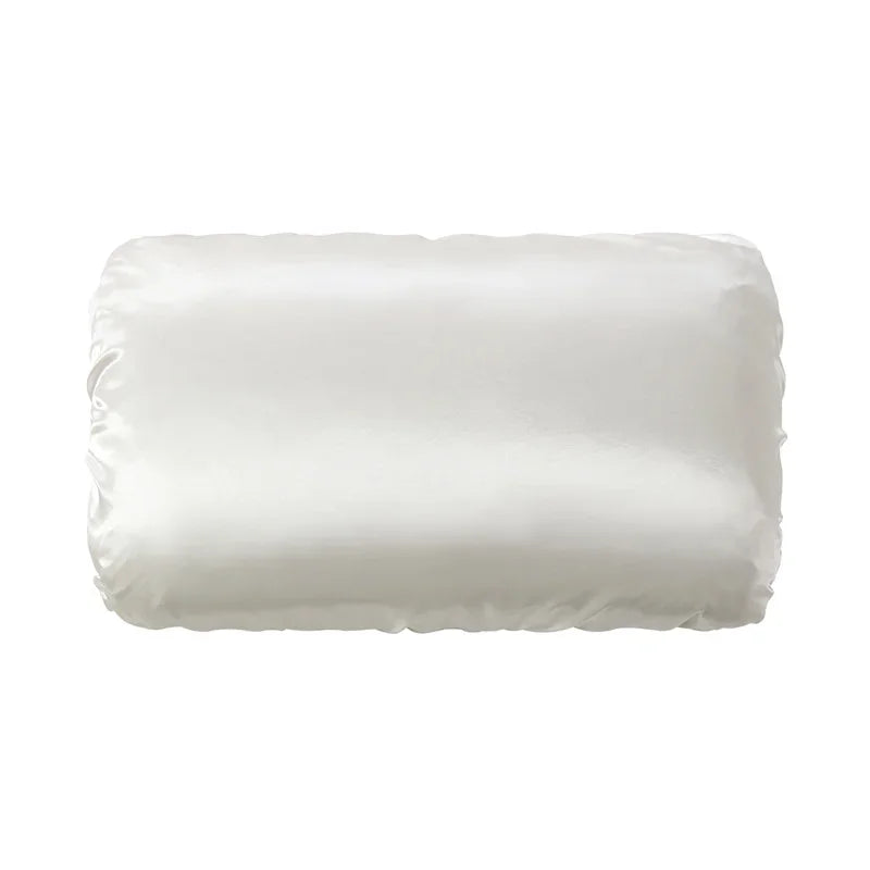 2pc Elastic band Pillow case 100% Satin pillowcase solid color pillow cases pillow cover for bed