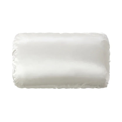 2pc Elastic band Pillow case 100% Satin pillowcase solid color pillow cases pillow cover for bed