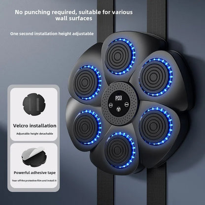 Cross-border new smart boxing machine music sports fitness training equipment home sports boxing wall target