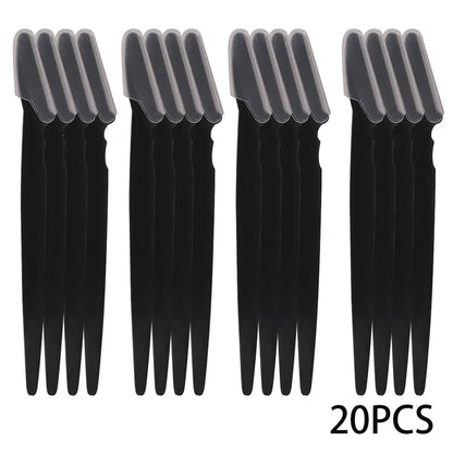 Razor Set Eyebrow Multipurpose Face Razors For Women and Men Dermaplaning Tool  Easy To Use Cutter Shaver Blades Makeup Tools