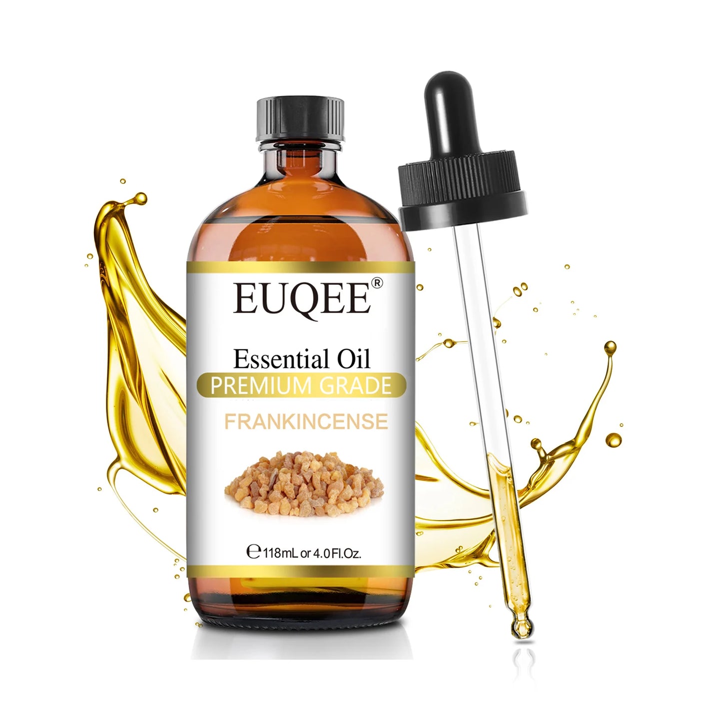EUQEE 118ml (4 fl. oz) Pure Essential Oil-Sweet Orange Bergamot Cinnamon Lavender Tea tree Premium Aromatherapy Oil for Diffuser