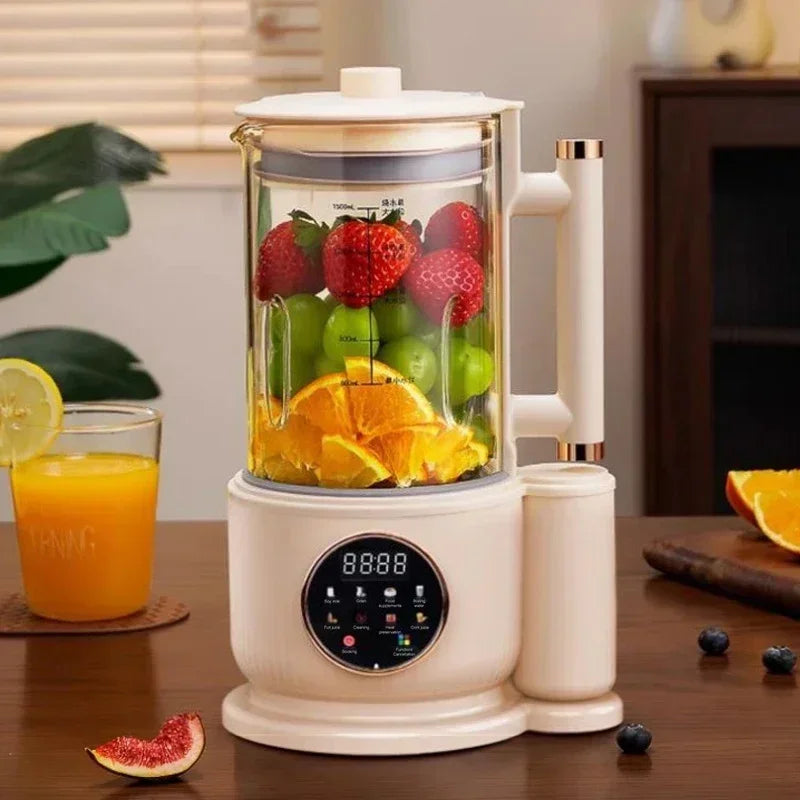 1500ML Electric Soy Milk Machine Wall Breaking  Automatic Intelligent Food Blender Fruit Juicer Blender Rice Paste Maker