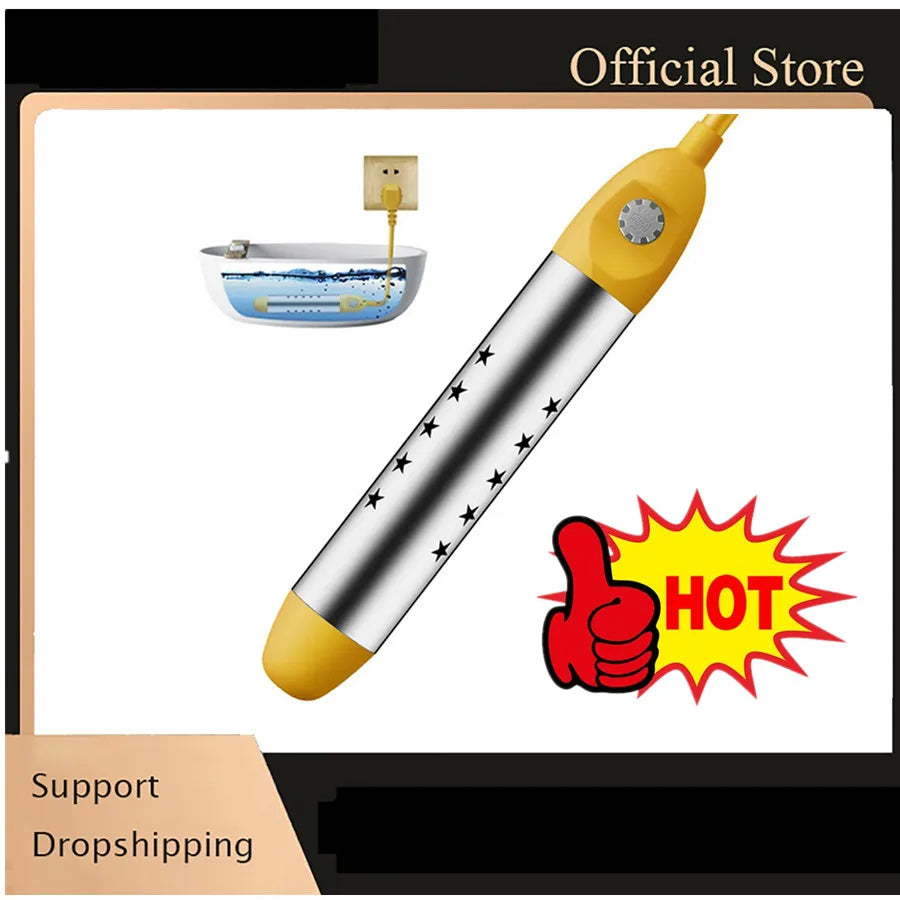 Portable Pool Heater Water Heating Boiler Swimming Solar Bath Tub Immersion Hot Fast Automatic Power Off Intelligent