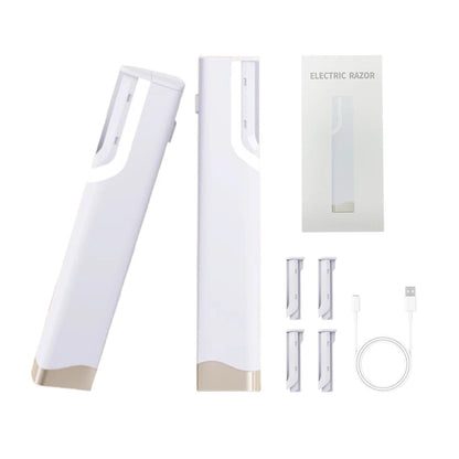 Electric Razors for Women,Cordless Body Shaver for Trip,Eyebrow Trimmer, 2 in 1 Slimmer Trimmer,Hair Removal