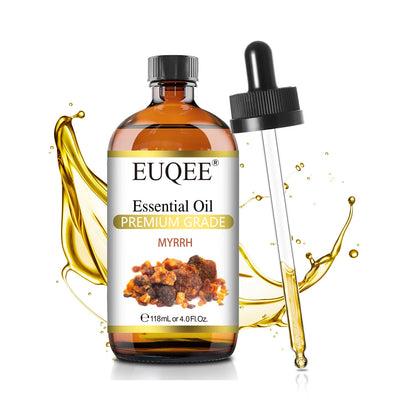 EUQEE 118ml (4 fl. oz) Pure Essential Oil-Sweet Orange Bergamot Cinnamon Lavender Tea tree Premium Aromatherapy Oil for Diffuser