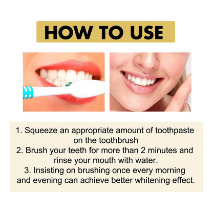 Gum Repair Toothpaste Plaque Caries Removal Protect Gingiva Treat Bad Breath Fade Tooth Stain Deep Clean Brightening Toothpaste