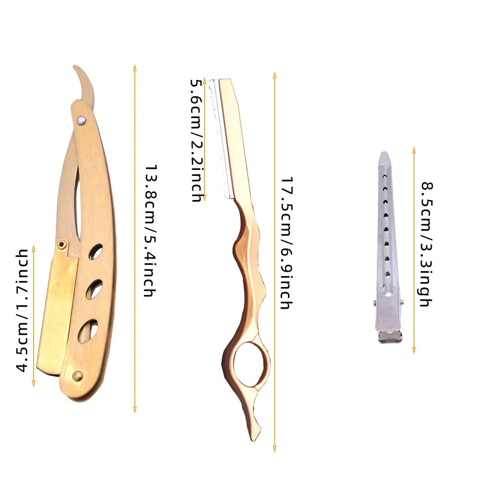 Hair Thinning & Texturizing Kit Barber Scissors for Layering/Cutting/Styling,Ergonomic Stainless Steel Shears for Salon&Home Use