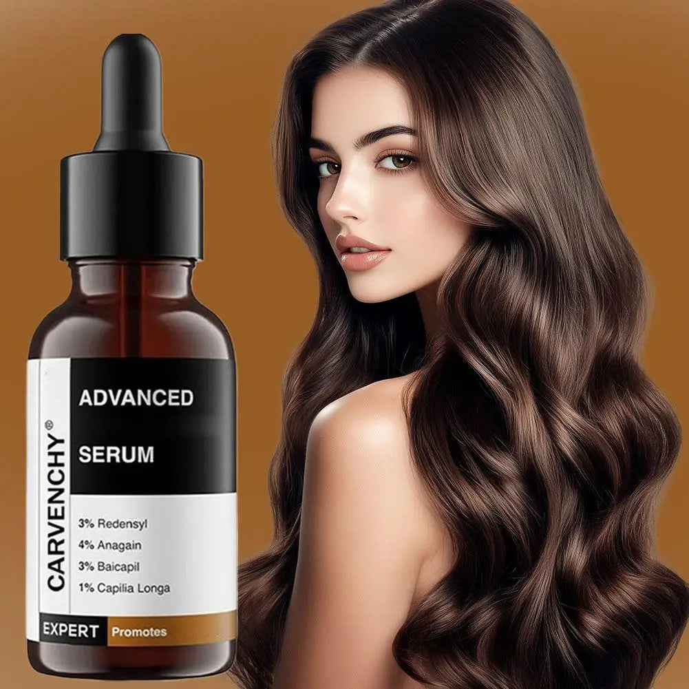30ml Advanced Hair Care Serum With Multi-Peptides For Enhanced Hair Density And Scalp For All Hair Types