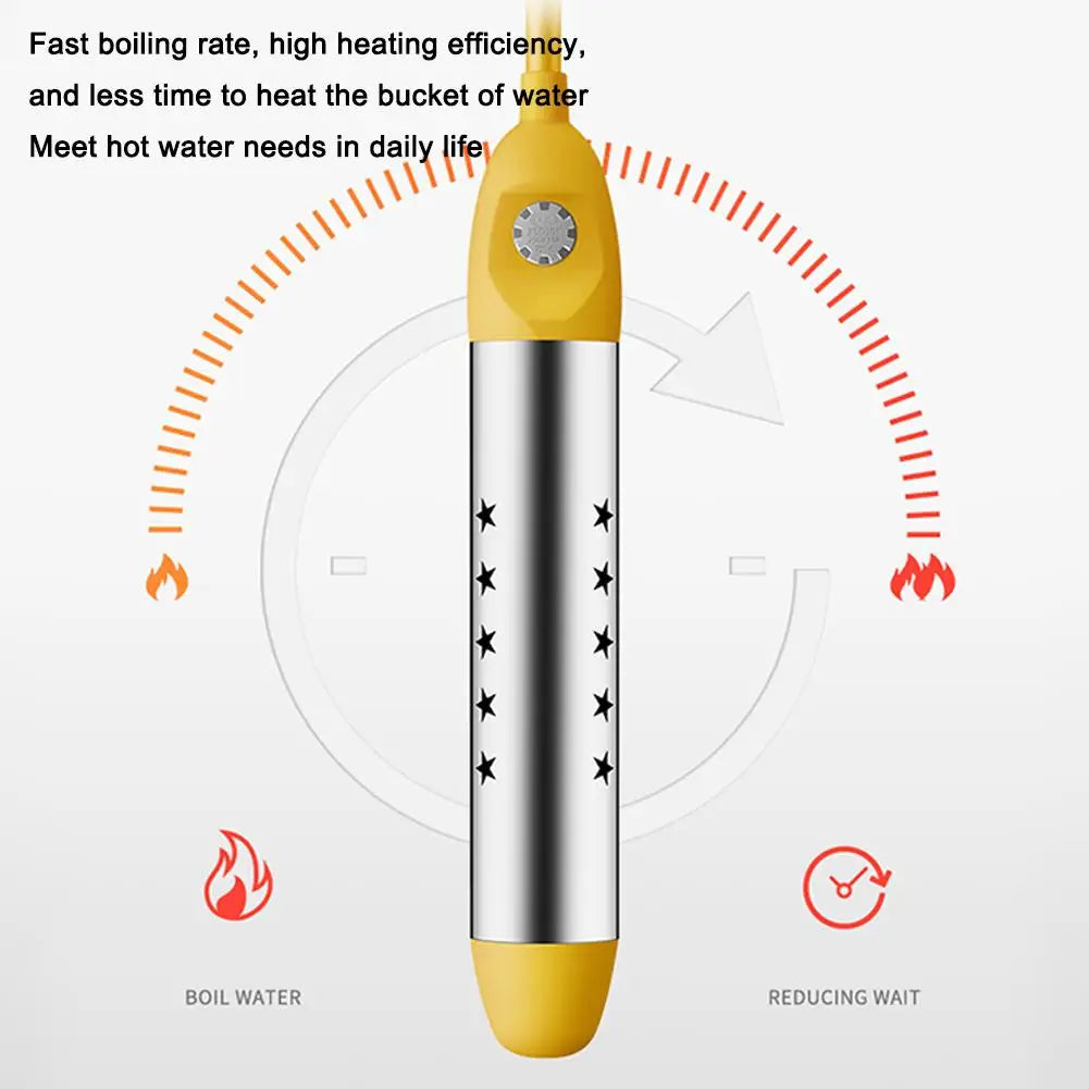 Portable Pool Heater Water Heating Boiler Swimming Solar Bath Tub Immersion Hot Fast Automatic Power Off Intelligent