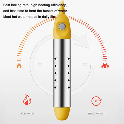 Portable Pool Heater Water Heating Boiler Swimming Solar Bath Tub Immersion Hot Fast Automatic Power Off Intelligent