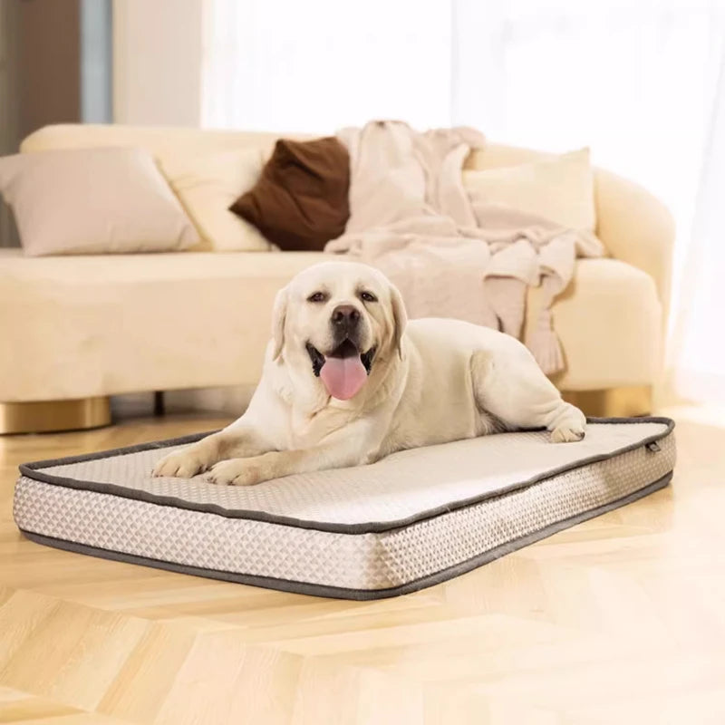 Cat Dog Kennel Orthopaedic Protect Spine Summer Sleeping Mat Indoor Home Accessories Large Dog Bed Sleeping Comfort Mattress