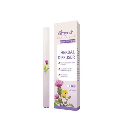 Herbal Diffuser with Mullein/Thyme/Mints Guarana/Green Tea Natural Energy Boost Clear Breathing Support for All Ages