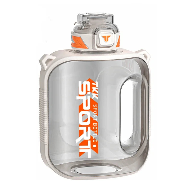 TKK 1/1.6/2L Sports Water Bottle TRITAN Large Capacity Creative Cup Heat Resistant Outdoor Adult Travel Kettle Gym Fitness Jugs