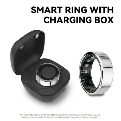 2025 New For Smart Ring Men Women, Heart Rate and Blood Oxygen Monitor Smartring IP68 & 3ATM Waterproof, Multi-sport Mode