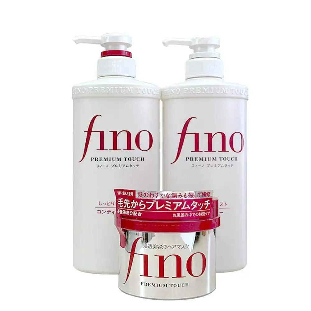 Japanese Fino Shampoo Conditioner Oil-Controlled Flush And Soft Improve Frizz-Damaged Hair Mask Professional Salon-Grade Care