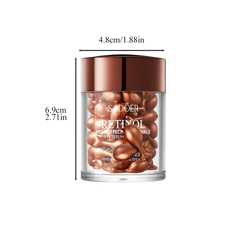 Retinol Multi-Effect Firming Capsule Serum, Tender Skin Hydrating Eye Cream Nourishing And Hydrating Eye Essence