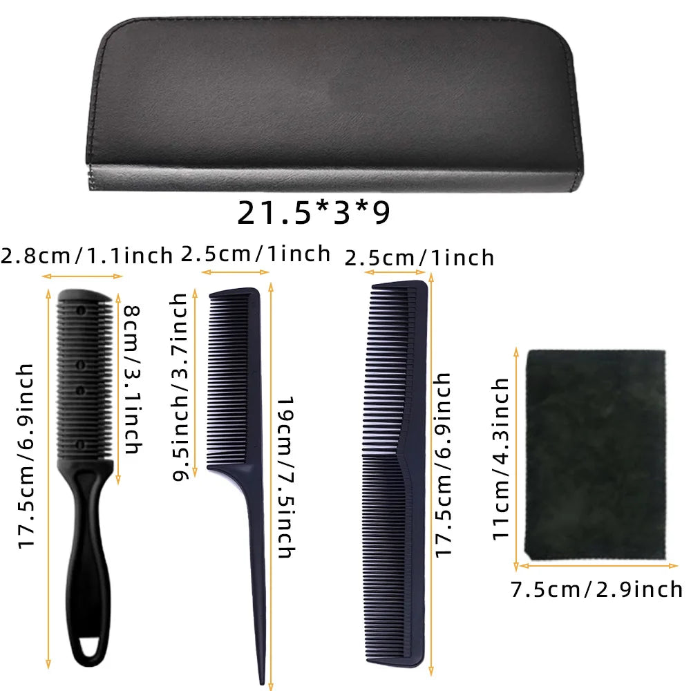 Hair Thinning & Texturizing Kit Barber Scissors for Layering/Cutting/Styling,Ergonomic Stainless Steel Shears for Salon&Home Use