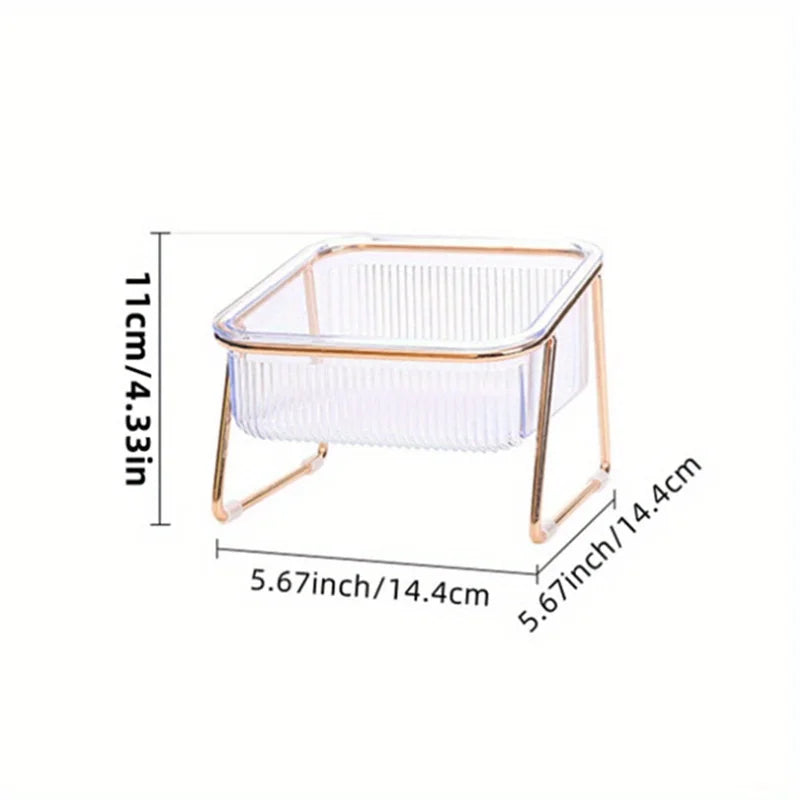 Non-Slip Raised Pet Food Bowls For Dogs And Cats-Tilted Design For Comfortable Feeding For Better Digestion Reduced Neck Strain