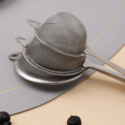 New Stainless Steel Matcha Sifter Easy to Clean Very Fine Mesh Tea Strainer Small Rust-Proof Cocktail Sieve for Kitchen