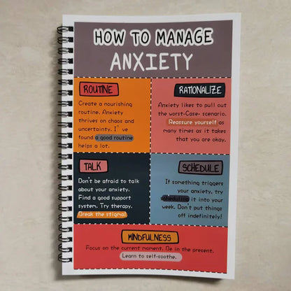 Stress Book, Emotion Regulation Guide, Portable Emotional Regulation Diary For Mental Health At Home And School