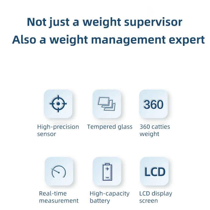 Haier Weight Scale Household High-Precision Small Digital Scale Rechargeable Human Body Weight Loss Special Weighing Scale
