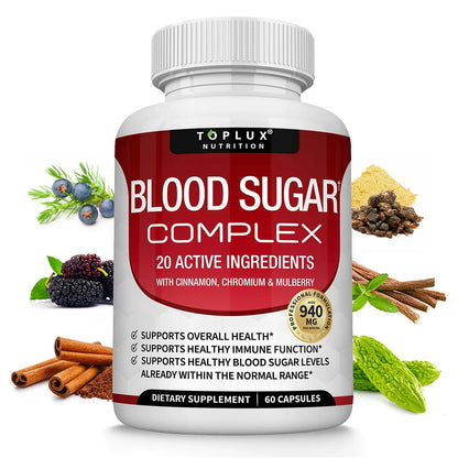 Magnesium Complex 1000mg 8 Elemental Magnesium Supplement with Glycinate Citrate Oxide Aspartate Orotate Malate Taurate High Abs