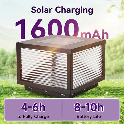 Outdoor solar lights Solar Post Light Waterproof LED Pillar Lamps Yard Decorative Lighting Column Automatic Weatherproof Design