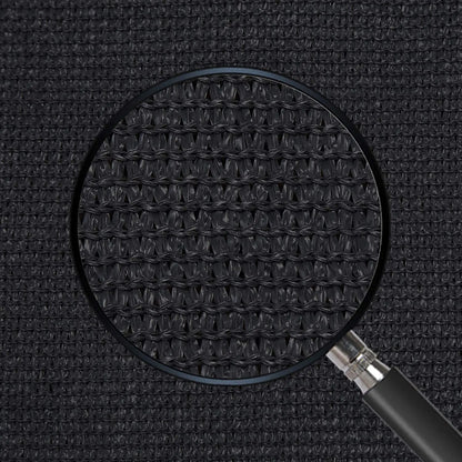 Patio Fence Privacy Screen-160GSM Brown Fencing Mesh Shade Net Cover ,Shade Windscreen Mesh Fabric with Gromment and Zip Tie