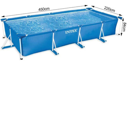 220cm 450cm  full set metal frame steel rectangular square swimming Pool Pipe Rack Pond Large Bracket above ground filter summer
