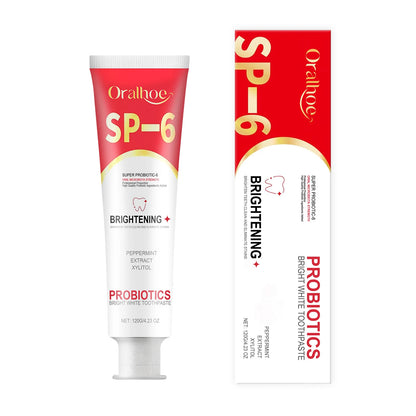 OralHoe Probiotic Whitening Toothpaste For Gentle Gum Care Teeth Stain Removal Fresh Sensitive Teeth Relief Daily Oral