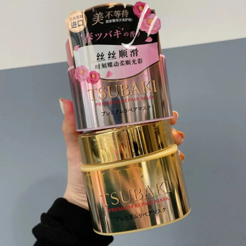 Japan TSUBAKI Premium Repair Mask - SPA Class Hair Care Experience, High Penetration Essence To Improve Frizz Repair Damage Care