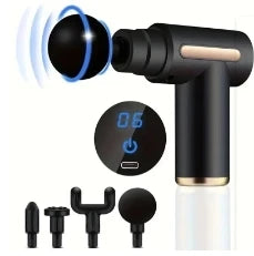 Electric Massage Gun Fascia Deep Muscle Relax Body Neck Massager Shoulder Relax Fitness Equipment Noise Reduction Male Female