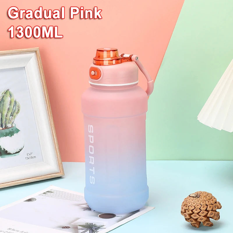 1 Liter Water Bottle Motivational Sport Water Bottle Leakproof Drinking Bottles Outdoor Travel Gym Fitness Jugs For Kitchen
