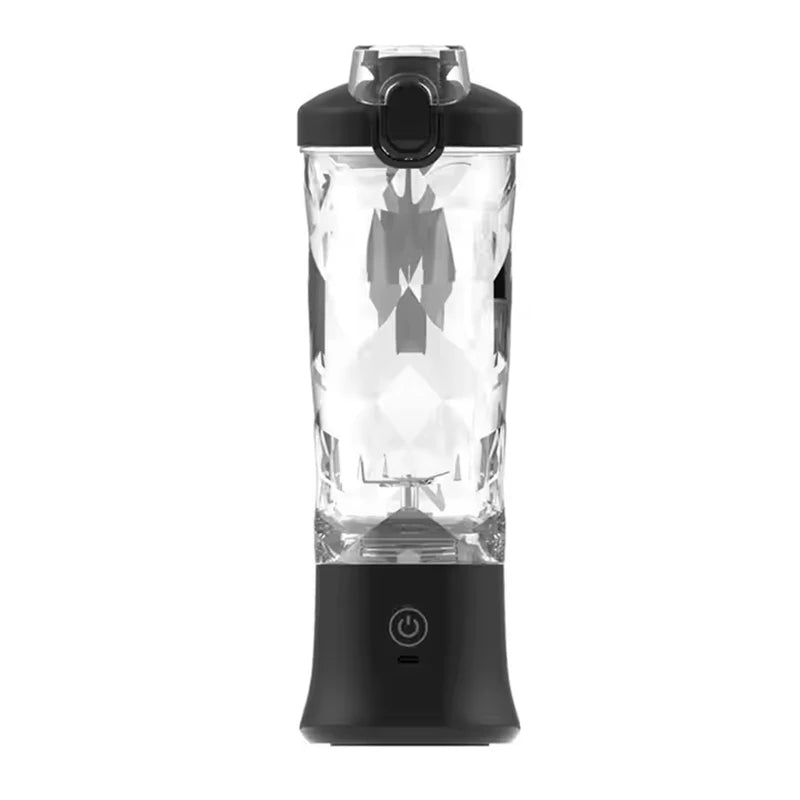 600ml USB rechargeable portable smoothie blender, mini personal fresh juice blender, electric smoothie juicing tool