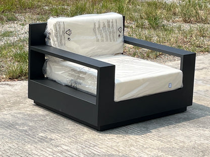 Wholesale Patio Furniture Sofa Waterproof Outdoor Aluminum Casting Furniture Set Fashion Garden Sofa