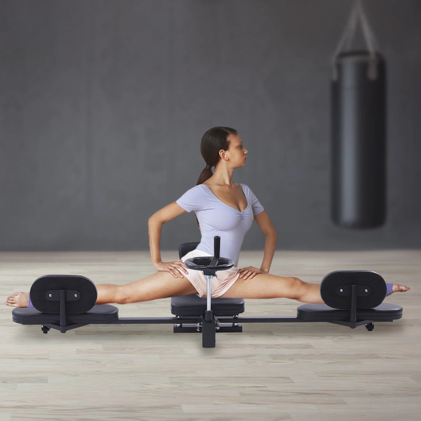 Heavy Duty Leg Stretcher Machine Gymnastics Yoga Splits Leg Stretching Flexibility MMA Home Gym Training Fitness Equipment