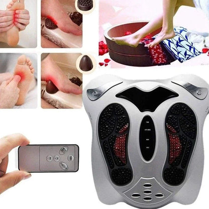 Foot Massager Electric Vibrator  Leg Exerciser With Remote Control Health Care Body Massage Bio Shaker Heating Therapy Machine