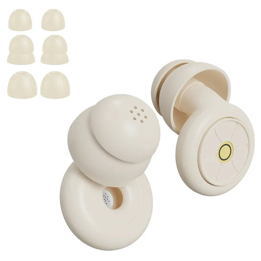 Ear Plugs for Sleeping Noise Cancelling,Reusable Silicone Earplugs Hearing Protection for Concert, Motorcycle,Sleep,and Snoring