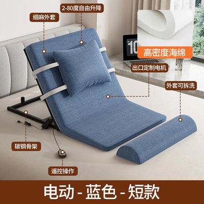 Elderly Electric Adjustable Bed - Home Hospital Use, 5-Position Lift Recliner, Remote Control, Back Massage, USB Charging