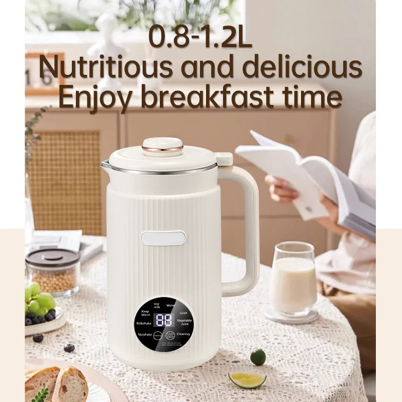 220V/110V Nut Milk Machine 1.2L Multifunctional Electric Soy bean Milk machine Food Blender Ice Crusher Fruit Juice maker