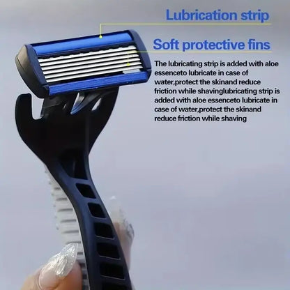 Razor Classic 6 Layer Safety Razor for Mens Shaving&Womens Hair Removal Shaving Blades Manual Shaver