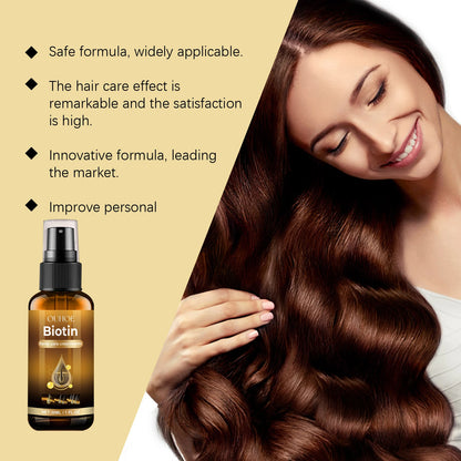 Scalp Nourishing Spray Strong Hair Nourishing Anti Hair Loss Scalp Care Refreshing Non Greasy Hair Plant Extract Care Fluid 30ml