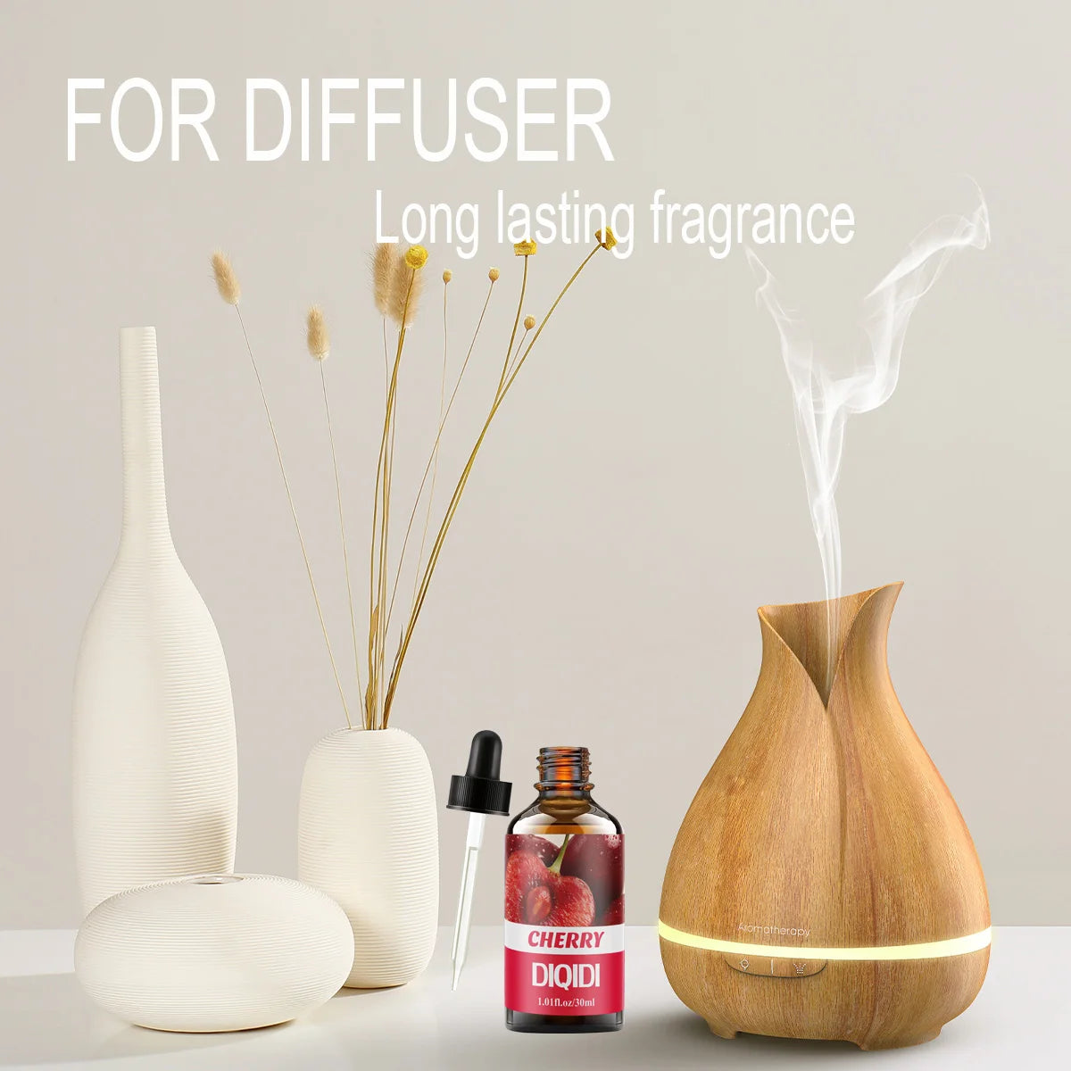 Cherry Home Aromatherapy Essential Oil, Removes Odor, Fresh Air, Diffuser, Humidifier. Fragrance oil. Cherry essential oil