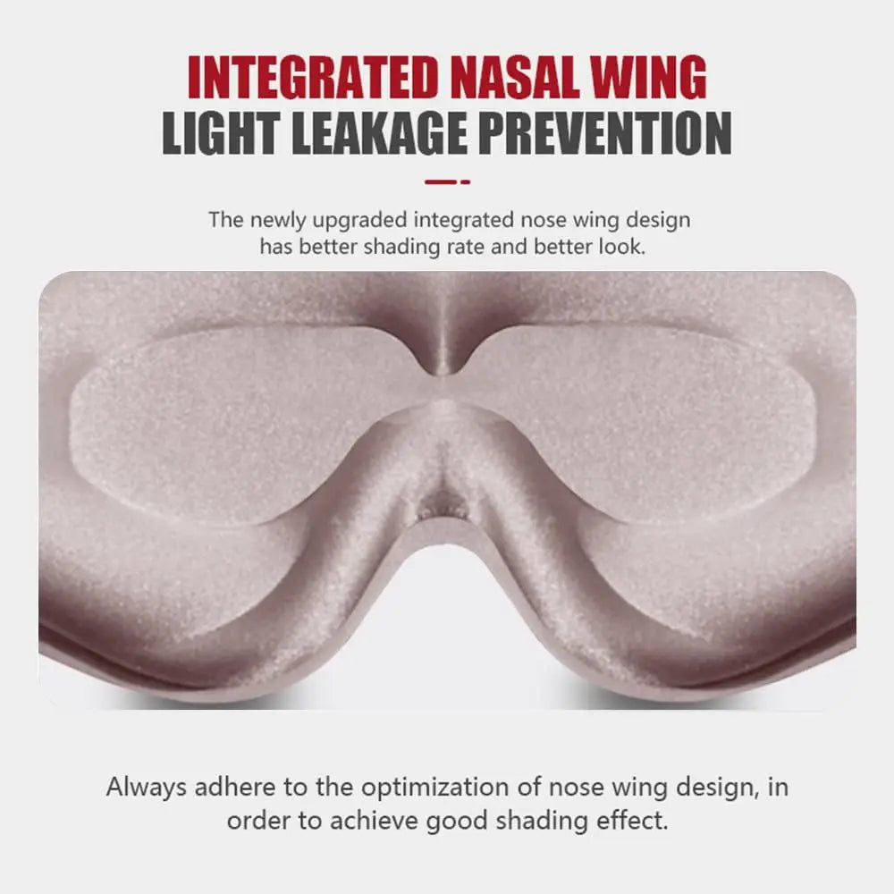 Sleep Mask,3D Deep Contoured Eye Covers for Sleeping,99% Block Out Light Eye Mask,with Adjustable Strap for Sleeping,Traveling