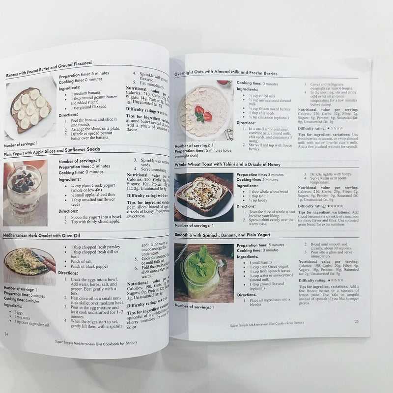 Super Simple Mediterranean Diet Cookbook for Seniors: Eat Healthy, Support Longevity & Control Weight