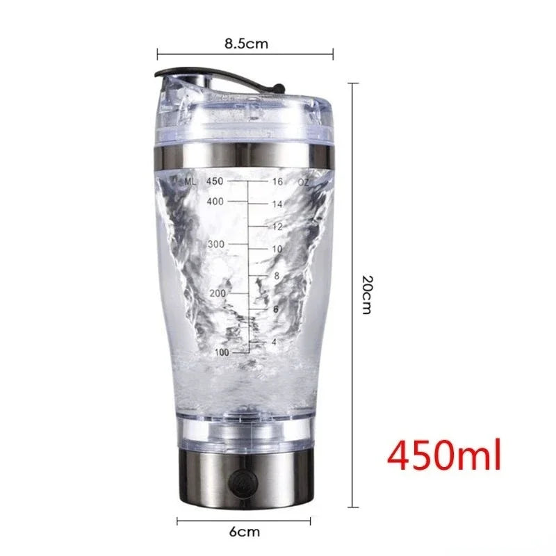 1pc Electric Mixing Cup Portable Protein Powder Shaker Bottle Mixer Bottle Protein Shaker Protein Cup Shaker Fitness Tools